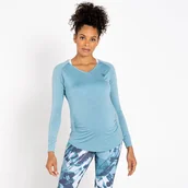 Koszulki i topy damskie - Dare 2b Damska koszulka z długim rękawem ciążowa Cameo Green, Rozmiar: 38 - miniaturka - grafika 1