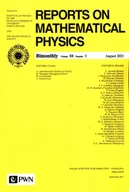 Czasopisma - Reports On Mathematical Physics 881 - Polska - Andrzej Jamiołkowski, Ryszard Mrugała - miniaturka - grafika 1