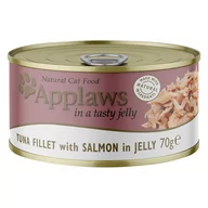 Mokra karma dla kotów - Applaws w galarecie, 6 x 70 g, tuńćzyk i łosoś, karma mokra dla kota - miniaturka - grafika 1