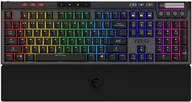 Klawiatury - KEYBOARD GAMING BLACK US/STRIKE PRO W SILENT US MSI - miniaturka - grafika 1