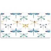 Podkładki na biurko - Podkładka mata ochronna na biurko Ważki 120x60 cm, Dywanomat - miniaturka - grafika 1