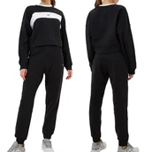 Spodnie sportowe damskie - Reebok dres damski sportowy komplet dresowy bluza spodnie HT8054 M - miniaturka - grafika 1