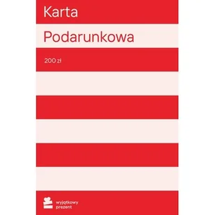 Karta podarunkowa WYJĄTKOWY PREZENT 200 zł - Kody i doładowania cyfrowe - miniaturka - grafika 1