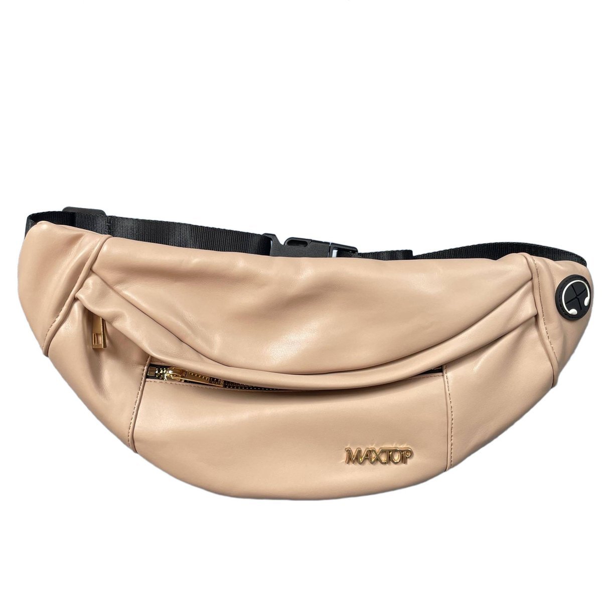 MAXTOP Duża Saszetka Damska, regulowany pasek - Pastelowy Róż