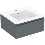 Szafki łazienkowe - Mexen Orio szafka łazienkowa 50 cm z umywalką Otis, 1 szuflada, grafit mat/biała mat - 91A10-05023-1-BF66-W18M01 - miniaturka - grafika 1