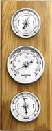 Termometry domowe - JVD Barometr higrometr termometr analogowy drewniany JVD BA233.68 13x32 cm . - miniaturka - grafika 1