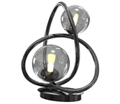Lampy stojące - Wofi 8014-205 - LED Lampa stołowa NANCY 2xG9/3,5W/230V czarny chrom - miniaturka - grafika 1