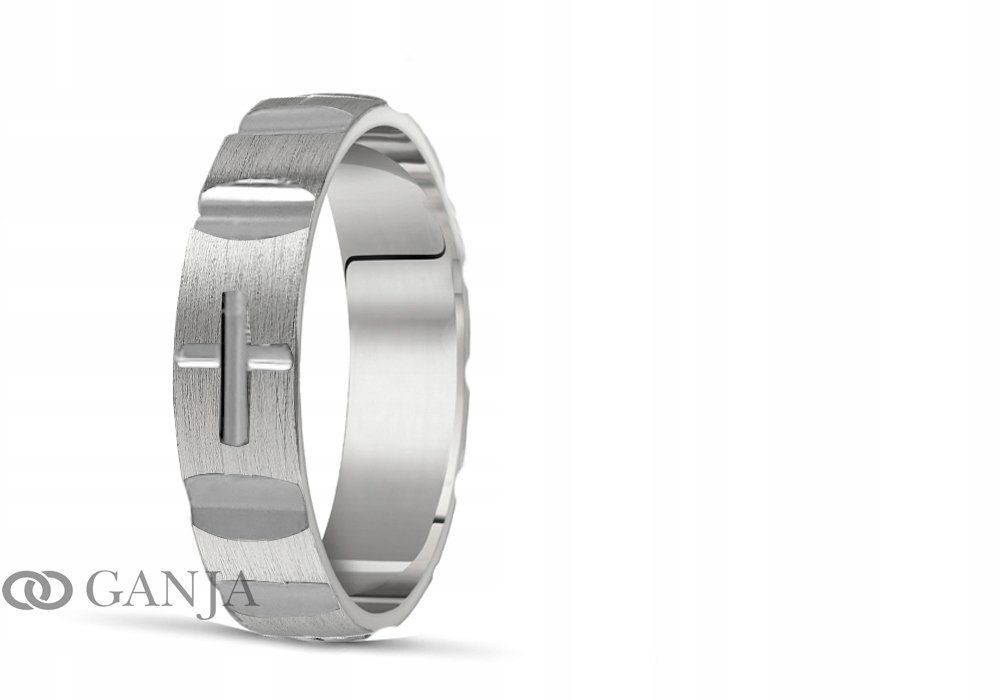 Srebrny różaniec 925 szer.5mm +GRAWER 5M11