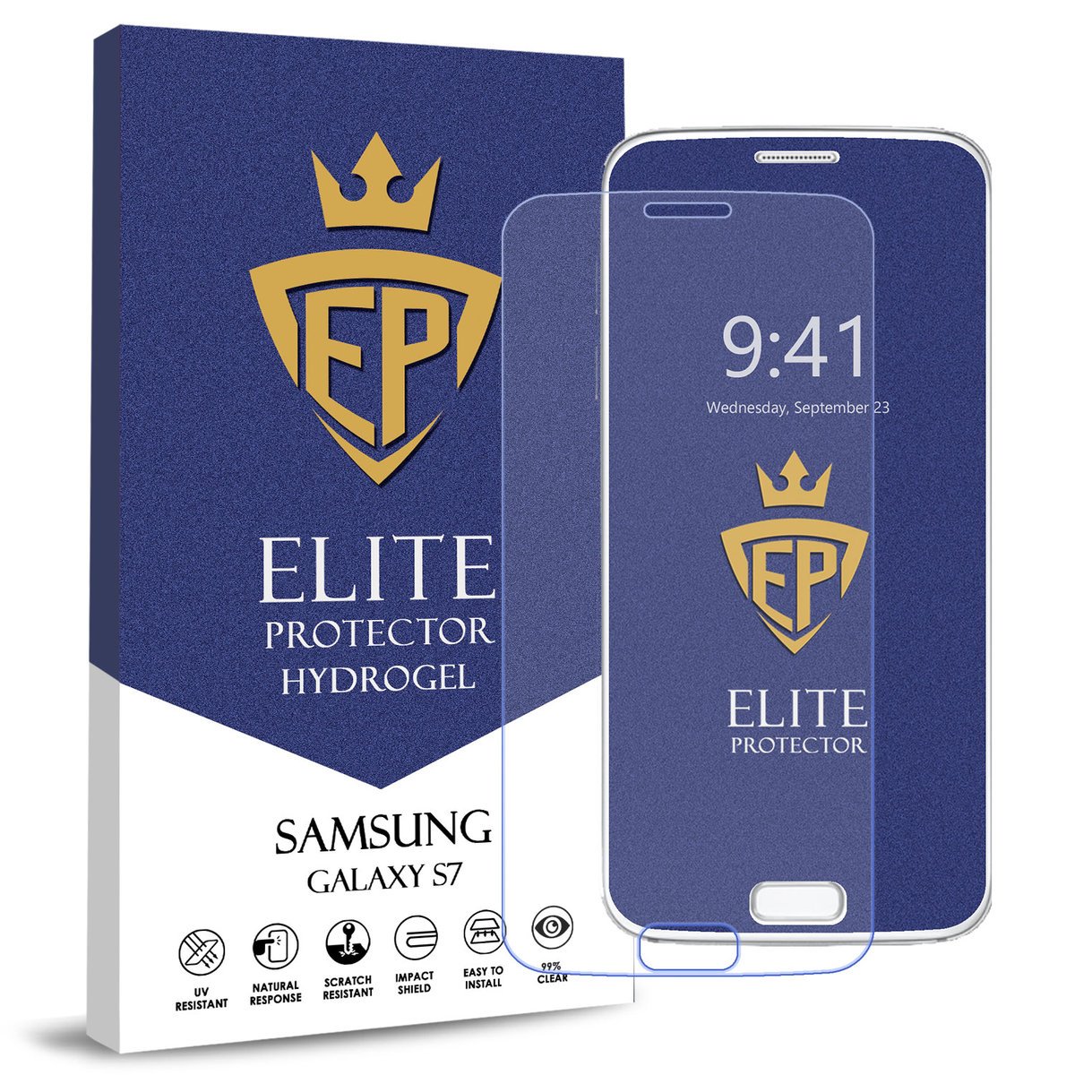 FOLIA 5D CAŁY EKRAN NA TELEFON DO SAMSUNG GALAXY S7 HYDROŻELOWA ORYGINAŁ