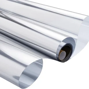 Jednostronna, przezroczysta, statyczna folia okienna - naklejka odblaskowa - nieprzylepna - antyrefleksyjna - 40 x 400 cm - srebrna - Okleiny Jednostronna, przezroczysta, statyczna folia okienna - naklejka odblaskowa - nieprzylepna - antyrefleksyjna - 40 x 400 cm - srebrna - Okleiny - miniaturka - grafika 1