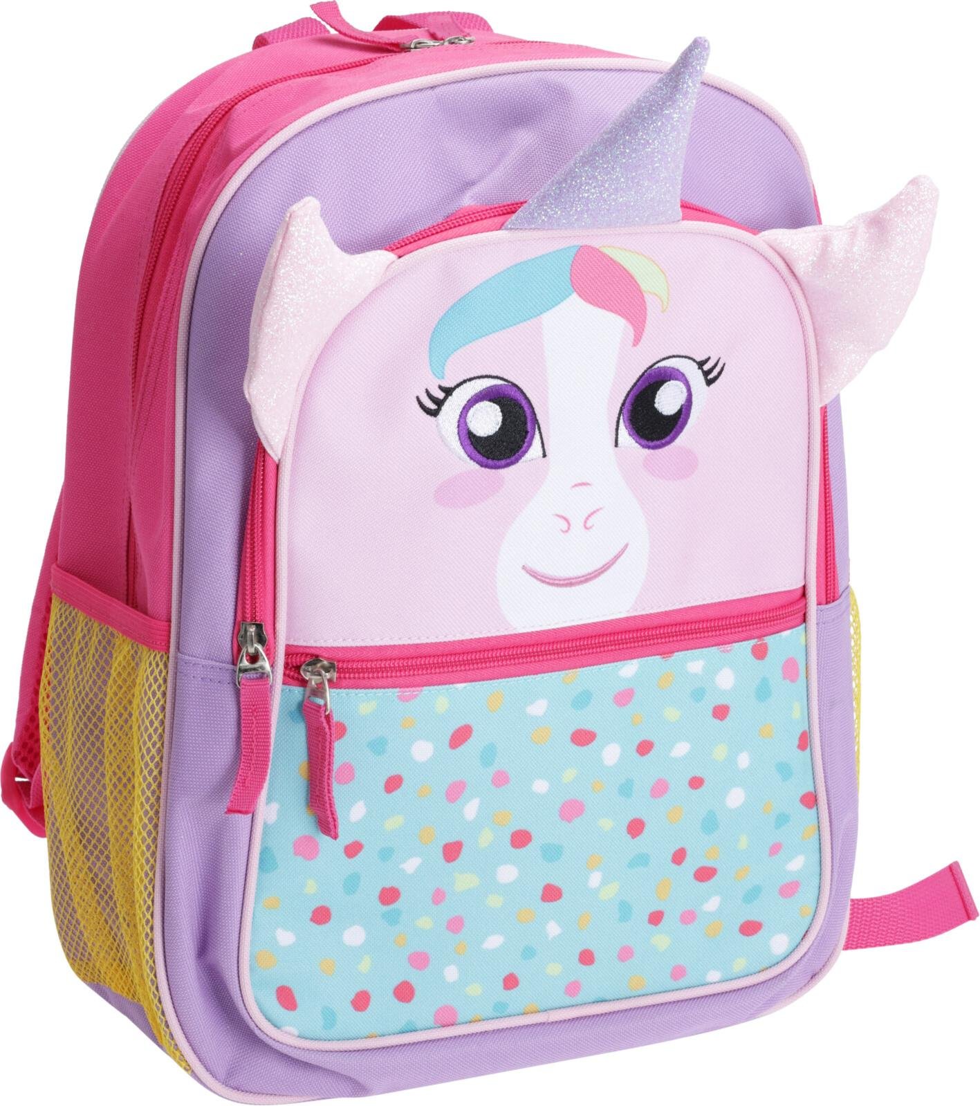 Plecak dziecięcy Jednorożec 27x12x36cm, różowy