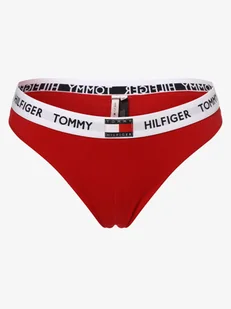 Tommy Hilfiger Stringi Kobiety Bawełna czerwony jednolity, XS - Majtki damskie - miniaturka - grafika 1