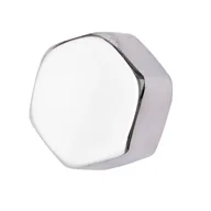 Akcesoria hydrauliczne - Invena Zaślepka GW chrom 1/2" - miniaturka - grafika 1