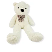 Maskotki i pluszaki - Pluszak zabawka Duży Miś Pluszowy Klasyczny 130 cm Biały - miniaturka - grafika 1