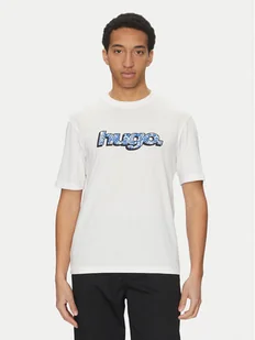 HUGO T-Shirt Nugibol 50542932 Biały Regular Fit - Koszulki męskie - miniaturka - grafika 1