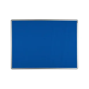 ekoTAB Tablica tekstylna ekoTAB w aluminiowej ramie, 90 x 60 cm, niebieska 535100 - Tablice i flipcharty - miniaturka - grafika 1