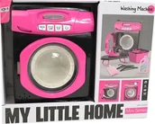 Zabawy w naśladowanie dorosłych - THI Pralka na baterie+zest do prasowania A1010-1 14107 - miniaturka - grafika 1