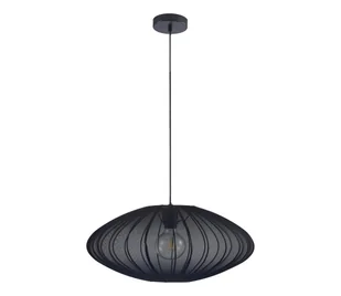 Żyrandol na lince KINU 1xE27/20W/230V śr. 50 cm czarne - Lampy sufitowe - miniaturka - grafika 1