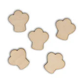 Scrapbooking - EKO-DECO, scrapki, czapka kucharska, 5 szt. - miniaturka - grafika 1