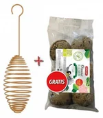 Akcesoria dla ptaków - Zolux Zestaw spirala mała na kule tłuszczowe miodowa + kul  od 95zł +DO 3% ZWROTU W PROGRAMIE LOJALNOŚCIOWYM OF-M-18718 - miniaturka - grafika 1