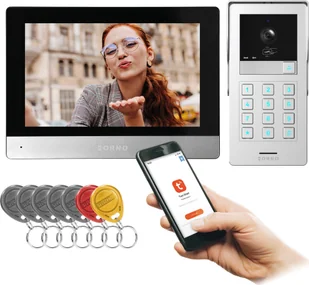 Orno GAYD 2-żyłowy, 8", Wi-Fi, 2MP Full HD, RFID - Domofony - miniaturka - grafika 1