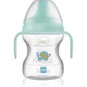 Kubki dla dzieci - MAM Learn to Drink Cup kubek treningowy z uchwytami Boy 190 ml - miniaturka - grafika 1