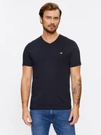 Koszulki męskie - Gant T-Shirt Shield 2003186 Czarny Slim Fit - miniaturka - grafika 1
