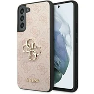 Etui i futerały do telefonów - Guess Etui 4G Big Metal Logo do Samsung Galaxy S22+ RóżowyGUHCS22M4GMGPI - miniaturka - grafika 1