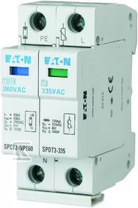 Eaton ELECTRIC SPD-S-1+1 ogranicznik przepięć D 2P 2,5kA 1kV - Inne akcesoria elektryczne - miniaturka - grafika 1
