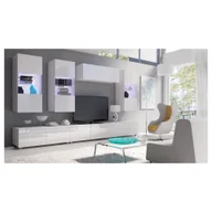 Inne meble do salonu - Meblościanka 11 Calabrini Calabrini GIB Meble Biały Mat / Biały Połysk - miniaturka - grafika 1