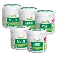 Suplementy i witaminy dla psów - Suplement dla psa CANVIT Multi 5 x 100 g - miniaturka - grafika 1