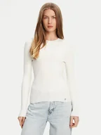 Swetry damskie - Guess Sweter W5YR08 Z0040 Biały Regular Fit - miniaturka - grafika 1
