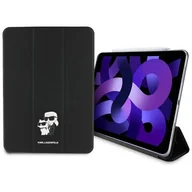 Etui do czytników e-book - Etui na iPad Air 11 cali KARL LAGERFELD Saffiano Magnetic Karl&Choupette Czarny - miniaturka - grafika 1