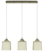 Lampy sufitowe - Retro lampa wisząca z małymi kloszami 6753/3 21QG z serii KOSTKA - miniaturka - grafika 1