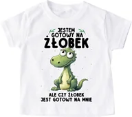 Koszulki dla chłopców - koszulka dla chłopca do żłobka DINOzaur - miniaturka - grafika 1