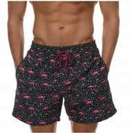 Kąpielówki męskie - MĘSKIE SPODENKI SZORTY KĄPIELOWE MODNE KĄPIELÓWKI NA PLAŻĘ XL DO WODY - miniaturka - grafika 1