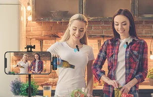 Bezprzewodowy mikrofon Puluz PU3150B Lavalier Typ Lightning - Uchwyty samochodowe do telefonów - miniaturka - grafika 2