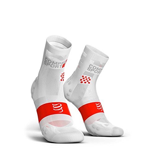 Compressport Racing Skarpety V 3.0 Ultralight Running High Black/Red