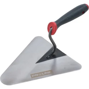 Kielnia trójkątna stalowa 200 mm rączka dwuskładnikowa PROLINE - Narzędzia murarskie - miniaturka - grafika 1