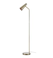 Lampy stojące - Markslojd Lampa podłogowa Peak 107901 mosiężna oprawa w nowoczesnym stylu 107901 - miniaturka - grafika 1