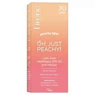 Kremy do twarzy - Lirene Oh Just Peachy! - lekki krem nawilżający pod makijaż SPF30 50ml - miniaturka - grafika 1