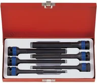 Klucze i nasadki - King Tony Zestaw Nasadek Udarowych Z Końc.Hex 1/2"6Cz. Kaseta KY4476MP 4710591943803 - miniaturka - grafika 1