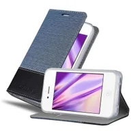 Etui i futerały do telefonów - Cadorabo Etui do Apple iPhone 4 / 4S Etui ochronne w kolorze niebieskim Etui na telefon komórkowy Etui na książkę Pokrowiec - miniaturka - grafika 1