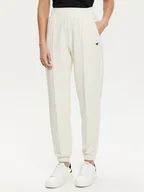 Spodnie sportowe damskie - Guess Spodnie dresowe V5RB11 KCAY2 Écru Regular Fit - miniaturka - grafika 1
