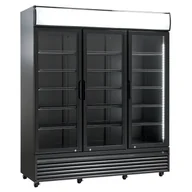 Szafy i witryny chłodnicze - Szafa chłodnicza przeszklona 3-drzwiowa SD1502BHE 1383 l (RQ1500H-BLACK) Resto Quality - miniaturka - grafika 1