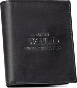 Always Wild Duży, skórzany portfel męski - Always Wild NoSize - Portfele - miniaturka - grafika 1