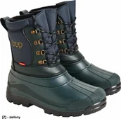 Buty trekkingowe męskie - BDTROP2 - Buty męskie trzewiki śniegowce ocieplane TROP2 wykonane z wodoodpornej tkaniny poliestrowej podeszwa z termokauczuku TR wymienny wkład ocieplający z filcu oraz dzianiny futerkowej- 46 - miniaturka - grafika 1