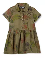 Sukienki - Desigual Vest_Mickey Camo Flower Sukienka dziewczęca swobodna, zielony, 5-6 lat - miniaturka - grafika 1