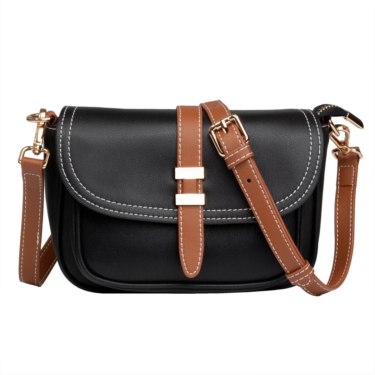 Alessio TOREBKA Damska CROSSBODY KOPERTÓWKA LISTONOSZKA SKÓRA NATURALNA