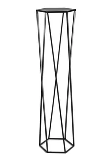 Kwietnik stojak na rośliny czarny 100 cm - Kwietniki - miniaturka - grafika 1